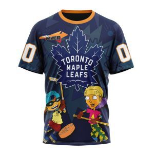 Personalized NHL Toronto Maple Leafs Specialized For Rocket Power Unisex Tshirt TS6198