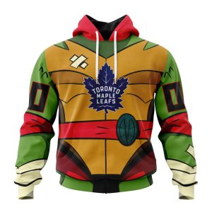 Personalized NHL Toronto Maple Leafs Teenage Mutant Ninja Turtles Design Unisex Pullover Hoodie