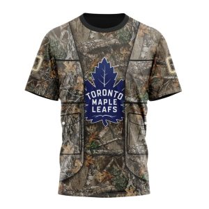 Personalized NHL Toronto Maple Leafs Vest Kits With Realtree Camo Unisex Tshirt TS6208