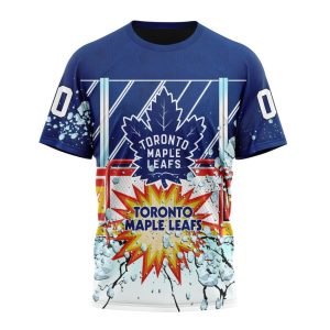 Personalized NHL Toronto Maple Leafs With Ice Hockey Arena Unisex Tshirt TS6211