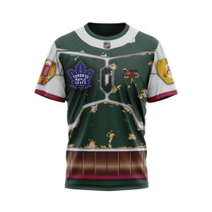 Personalized NHL Toronto Maple Leafs X Boba Fett's Armor Unisex Tshirt TS6213