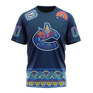 Personalized NHL Vancouver Canucks Jersey Hockey For All Diwali Festival Unisex Tshirt TS6221