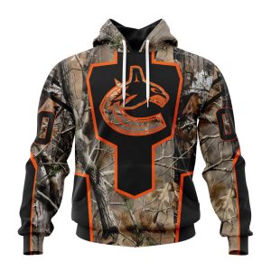 Personalized NHL Vancouver Canucks Special Camo Realtree Hunting Unisex Pullover Hoodie