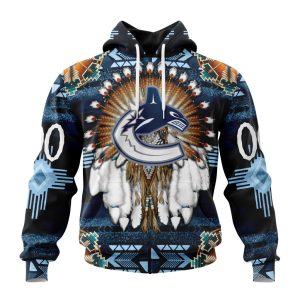 Personalized NHL Vancouver Canucks Special Native Costume Design Unisex Pullover Hoodie