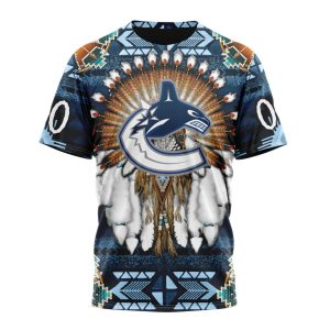 Personalized NHL Vancouver Canucks Special Native Costume Design Unisex Tshirt TS6237