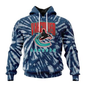Personalized NHL Vancouver Canucks Special Retro Vintage Tie - Dye Unisex Pullover Hoodie
