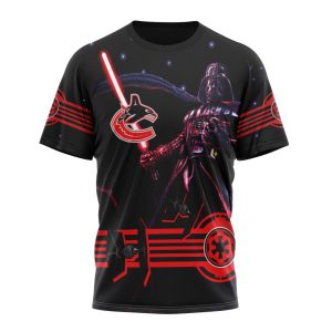 Personalized NHL Vancouver Canucks Specialized Darth Vader Version Jersey Unisex Tshirt TS6248