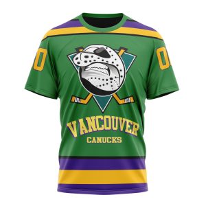 Personalized NHL Vancouver Canucks Specialized Design X The Mighty Ducks Unisex Tshirt TS6252