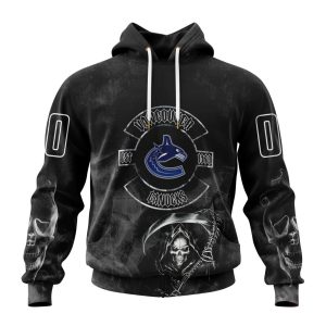 Personalized NHL Vancouver Canucks Specialized Kits For Rock Night Unisex Pullover Hoodie