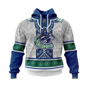 Personalized NHL Vancouver Canucks Specialized Native Concepts Unisex Pullover Hoodie
