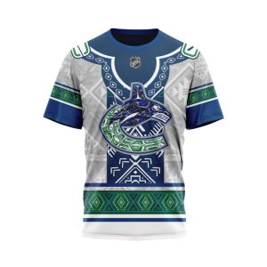 Personalized NHL Vancouver Canucks Specialized Native Concepts Unisex Tshirt TS6260