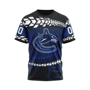 Personalized NHL Vancouver Canucks Specialized Off - Road Style Unisex Tshirt TS6261
