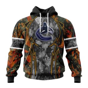 Personalized NHL Vancouver Canucks With Camo Concepts For Hungting In Forest Unisex Pullover Hoodie
