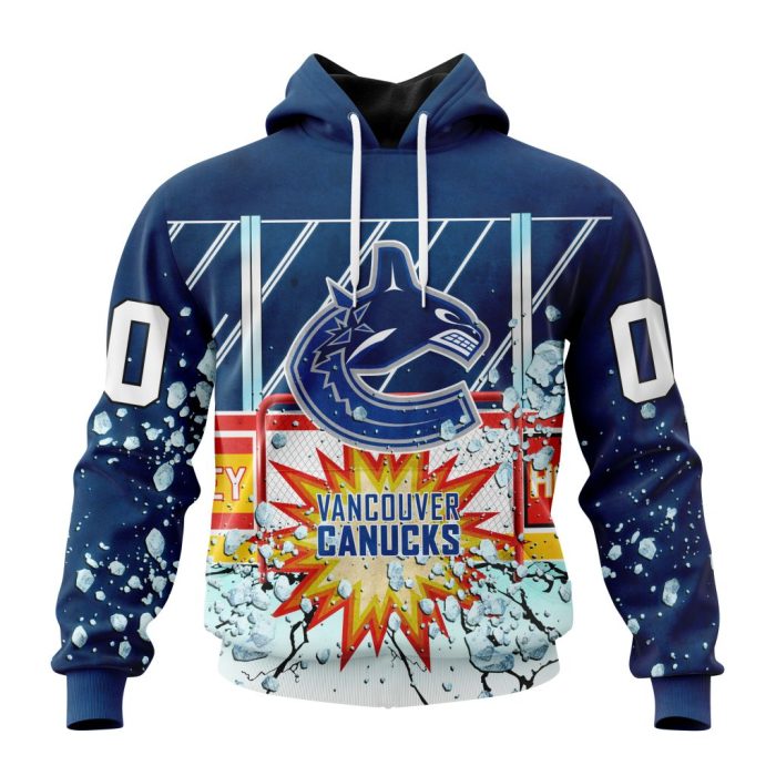 Personalized NHL Vancouver Canucks With Ice Hockey Arena Unisex Pullover Hoodie