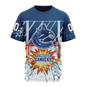 Personalized NHL Vancouver Canucks With Ice Hockey Arena Unisex Tshirt TS6270