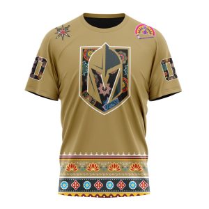 Personalized NHL Vegas Golden Knights Jersey Hockey For All Diwali Festival Unisex Tshirt TS6282
