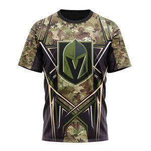 Personalized NHL Vegas Golden Knights Special Camo Color Design Unisex Tshirt TS6287