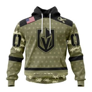 Personalized NHL Vegas Golden Knights Special Camo Military Appreciation Unisex Pullover Hoodie