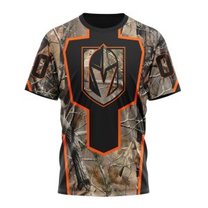 Personalized NHL Vegas Golden Knights Special Camo Realtree Hunting Unisex Tshirt TS6289