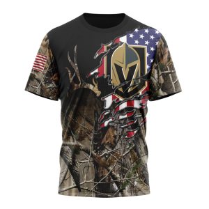 Personalized NHL Vegas Golden Knights Special Camo Realtree Hunting Unisex Tshirt TS6290
