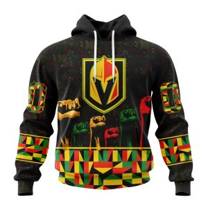 Personalized NHL Vegas Golden Knights Special Design Celebrate Black History Month Unisex Pullover Hoodie