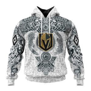 Personalized NHL Vegas Golden Knights Special Norse Viking Symbols Unisex Pullover Hoodie
