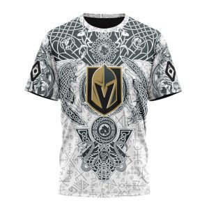 Personalized NHL Vegas Golden Knights Special Norse Viking Symbols Unisex Tshirt TS6299