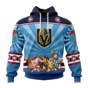 Personalized NHL Vegas Golden Knights Special Paw Patrol Kits Unisex Pullover Hoodie