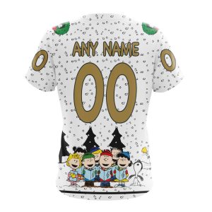 Personalized NHL Vegas Golden Knights Special Peanuts Design Unisex Tshirt TS6301