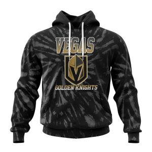 Personalized NHL Vegas Golden Knights Special Retro Vintage Tie - Dye Unisex Pullover Hoodie