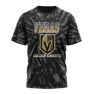 Personalized NHL Vegas Golden Knights Special Retro Vintage Tie - Dye Unisex Tshirt TS6304
