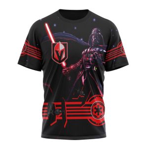 Personalized NHL Vegas Golden Knights Specialized Darth Vader Version Jersey Unisex Tshirt TS6308