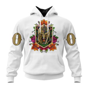 Personalized NHL Vegas Golden Knights Specialized Dia De Muertos Unisex Pullover Hoodie