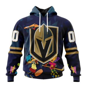 Personalized NHL Vegas Golden Knights Specialized For Rocket Power Unisex Pullover Hoodie