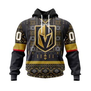 Personalized NHL Vegas Golden Knights Specialized Native Concepts Unisex Pullover Hoodie