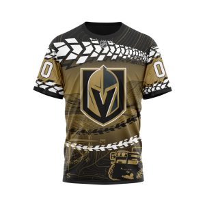 Personalized NHL Vegas Golden Knights Specialized Off - Road Style Unisex Tshirt TS6321