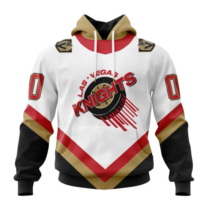 Personalized NHL Vegas Golden Knights Specialized Unisex Kits With Retro Concepts Unisex Pullover Hoodie
