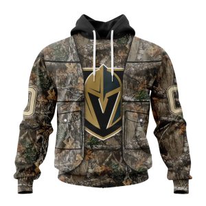 Personalized NHL Vegas Golden Knights Vest Kits With Realtree Camo Unisex Pullover Hoodie