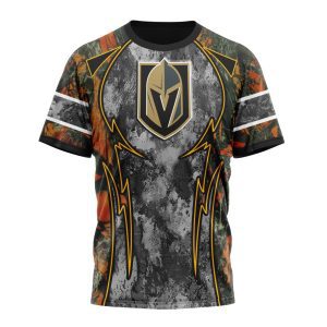 Personalized NHL Vegas Golden Knights With Camo Concepts For Hungting In Forest Unisex Tshirt TS6328
