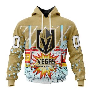 Personalized NHL Vegas Golden Knights With Ice Hockey Arena Unisex Pullover Hoodie