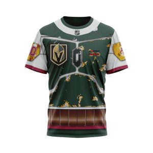 Personalized NHL Vegas Golden Knights X Boba Fett's Armor Unisex Tshirt TS6332