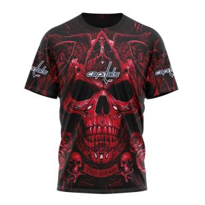 Personalized NHL Washington Capitals Special Design With Skull Art Unisex Tshirt TS6356