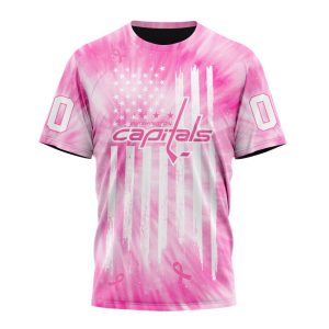 Personalized NHL Washington Capitals Special Pink Tie-Dye Unisex Tshirt TS6363