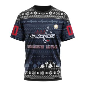 Personalized NHL Washington Capitals Special Star Trek Design Unisex Tshirt TS6367