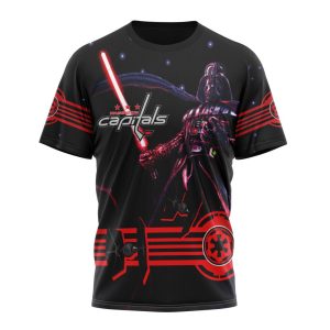 Personalized NHL Washington Capitals Specialized Darth Vader Version Jersey Unisex Tshirt TS6369