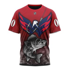 Personalized NHL Washington Capitals Specialized Fishing Style Unisex Tshirt TS6376