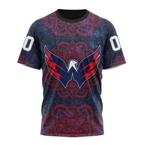 Personalized NHL Washington Capitals Specialized Mandala Style Unisex Tshirt TS6380