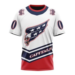 Personalized NHL Washington Capitals Specialized Unisex Kits With Retro Concepts Tshirt TS6385