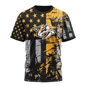 Personalized Nashville Predators Specialized Jersey For America Unisex Tshirt TS4543