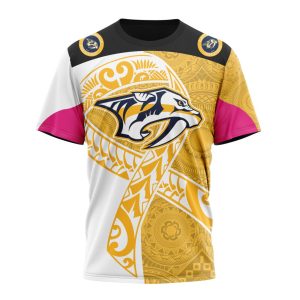 Personalized Nashville Predators Specialized Samoa Fights Cancer Unisex Tshirt TS4546